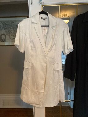 ANTHROPOLOGIE NWT Lorenzo short sleeve belted mini blazer dress